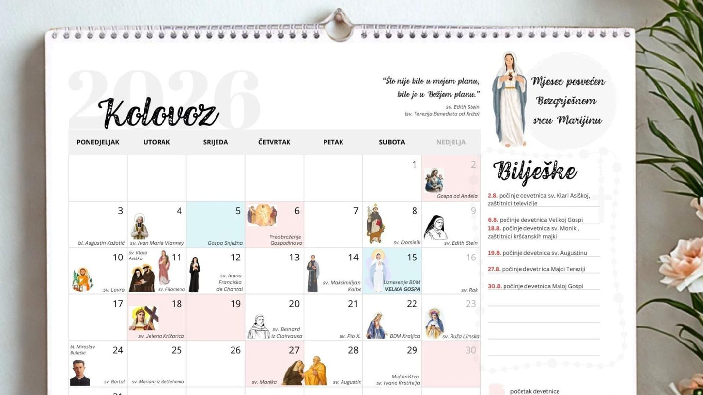 Obiteljski kalendar - 2026.