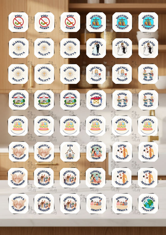 Naljepnice za kalendare